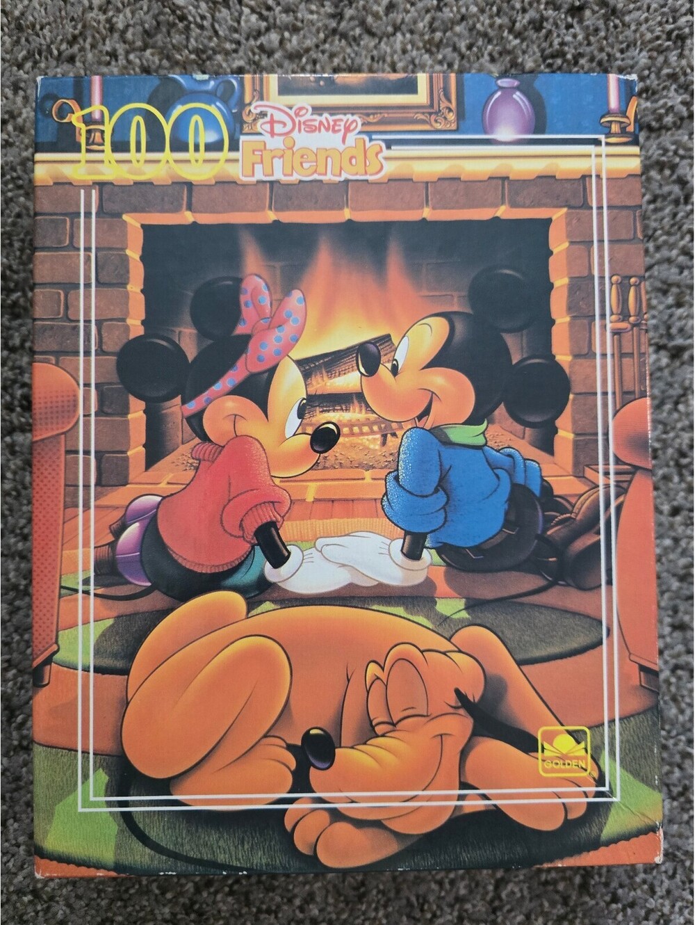 Vintage 1990 Golden Disney Friends 100 Pc Jigsaw Puzzle Complete Mickey